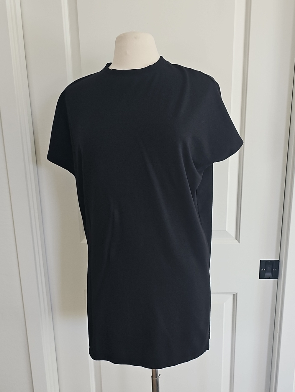 MARCELLA NYC Black Stretch Tunic Top Sz M